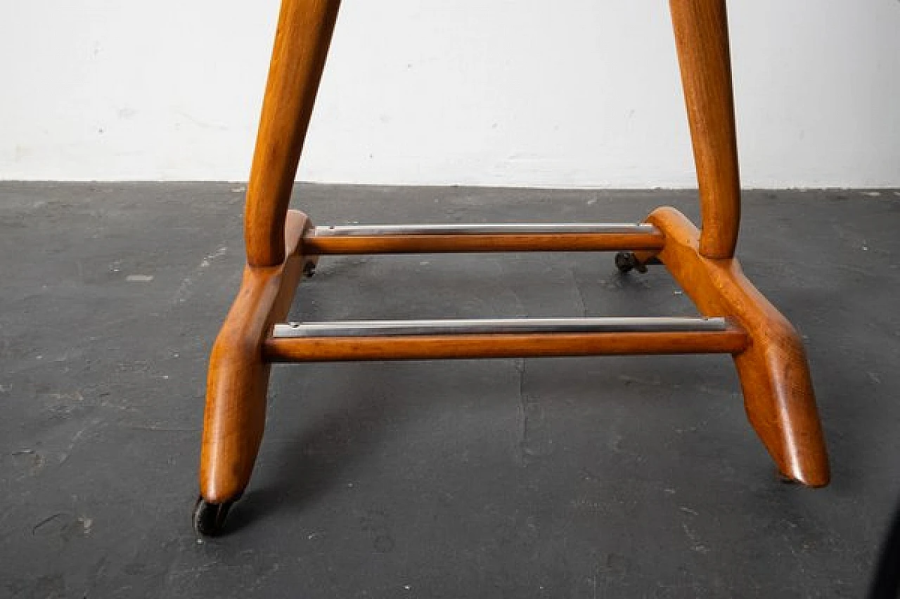 Beechwood valet stand by Ico Parisi for Fratelli Reguitti, 1950s 2