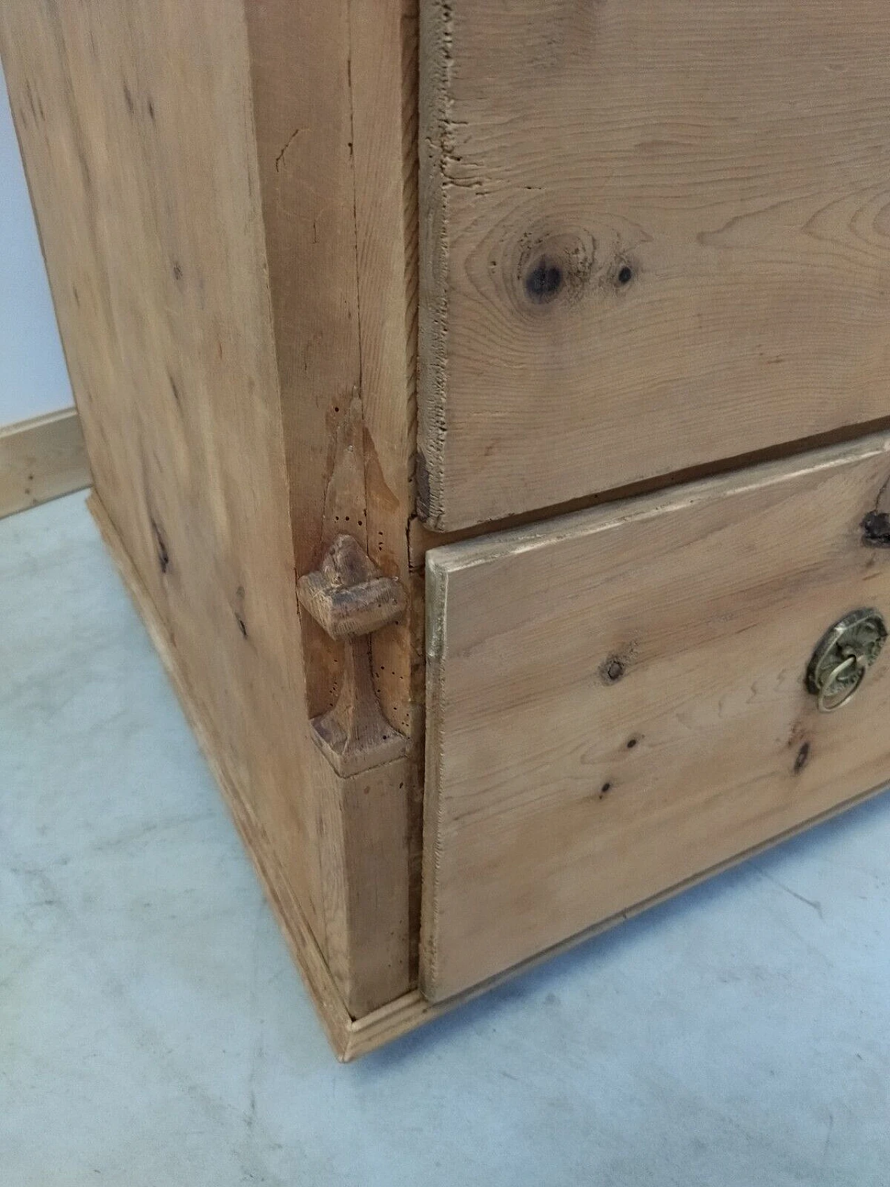 Tyrolese solid stone pine commode, mid-19th century 8