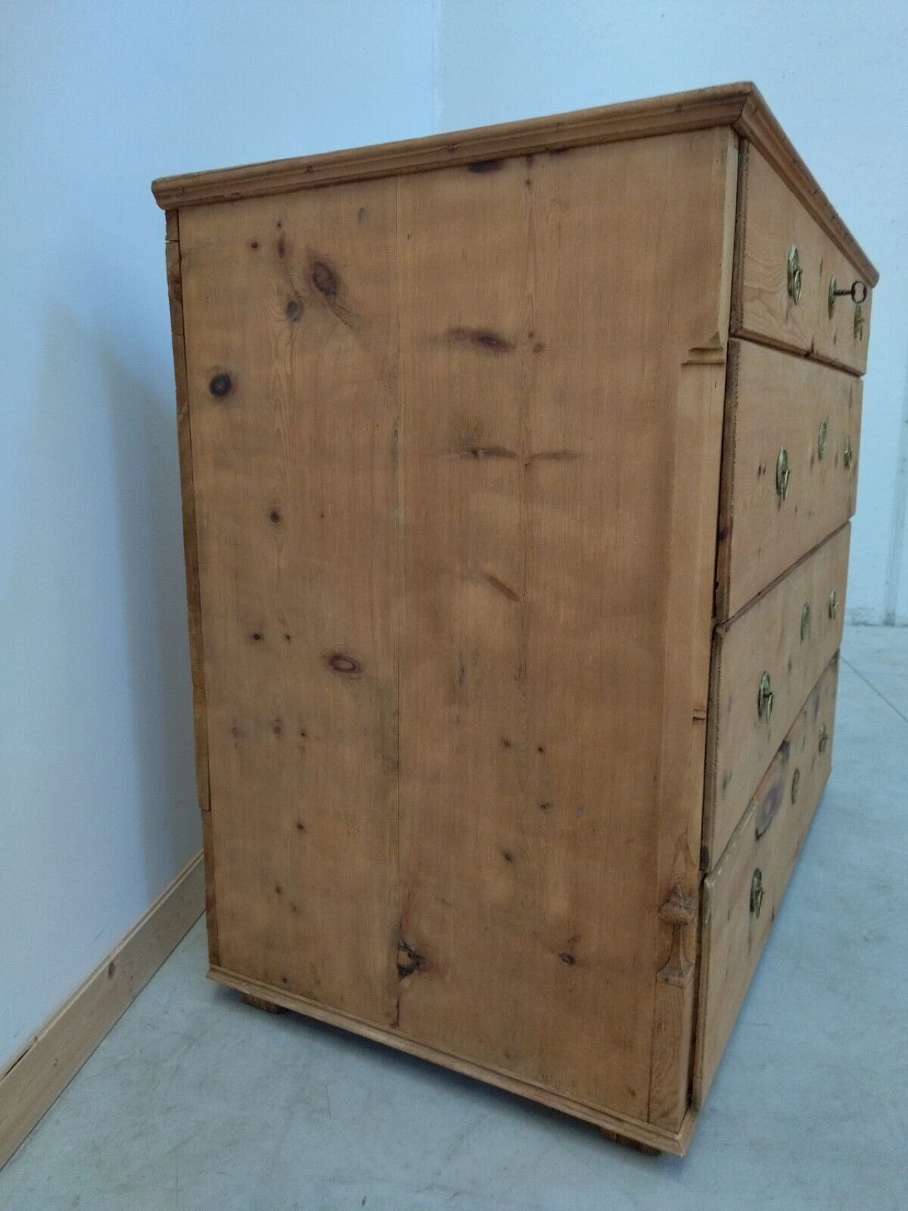 Tyrolese solid stone pine commode, mid-19th century 11