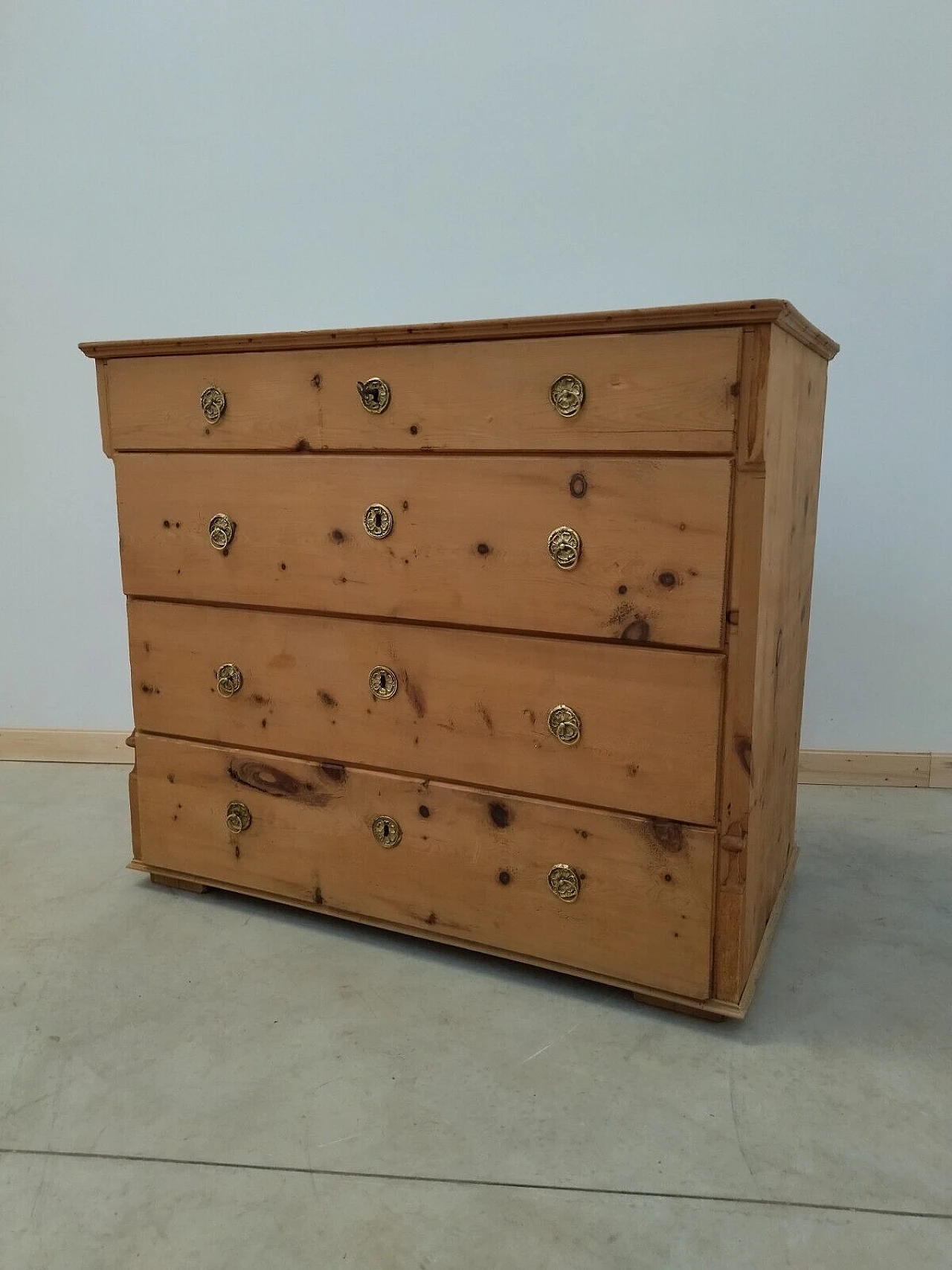 Tyrolese solid stone pine commode, mid-19th century 20