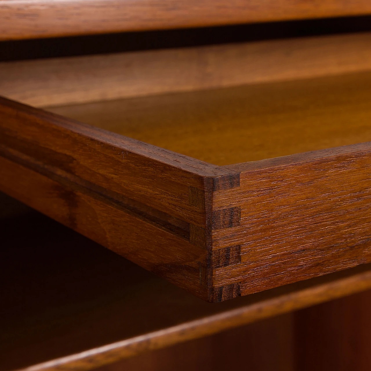 Hanging bookcase with writing desk by Kristiansen for FM Møbler, 1960s 11