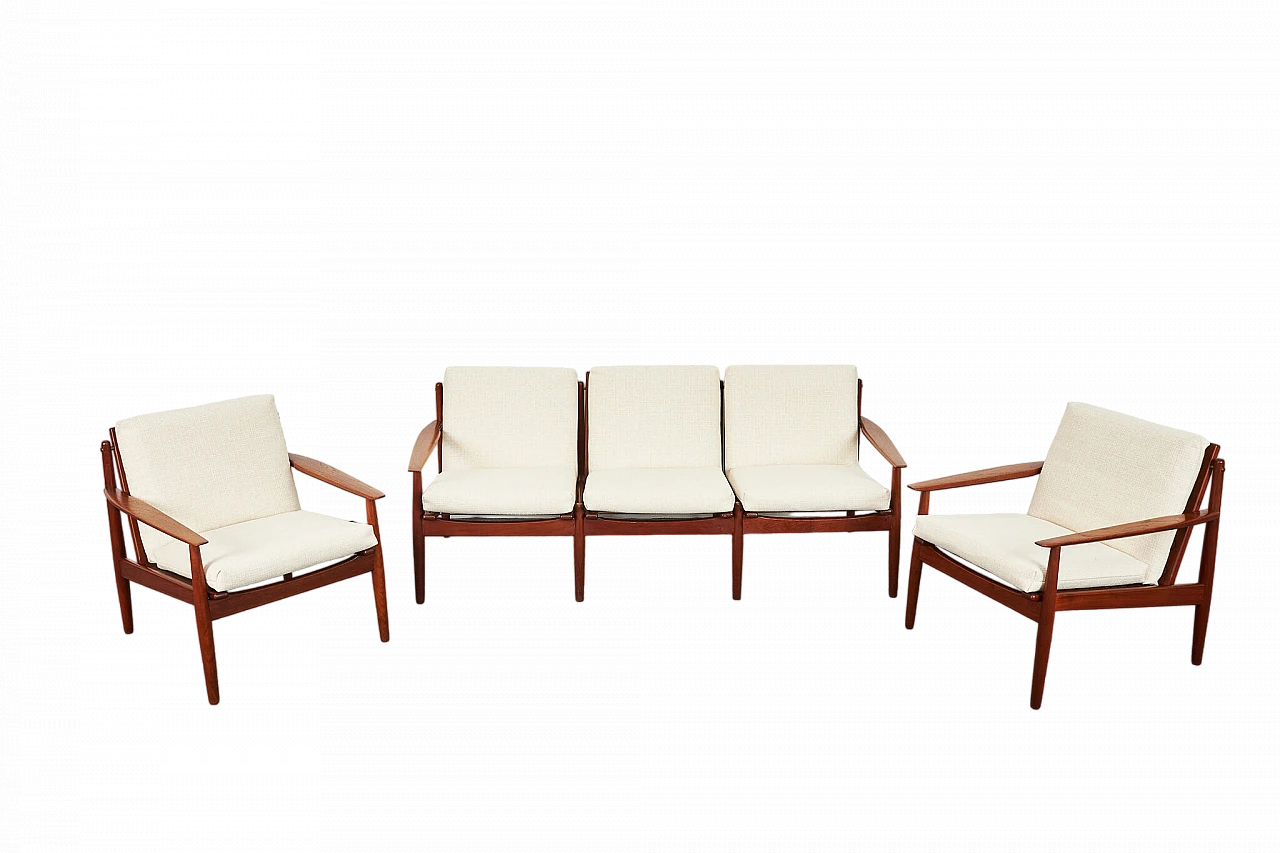 Sofa and pair of armchairs by Arne Vodder for Glostrup, 1960s 13