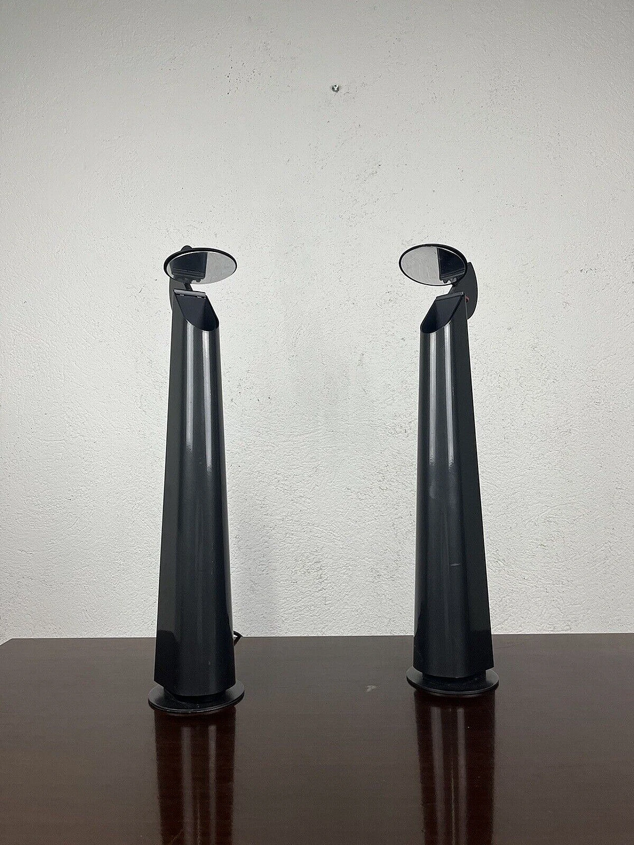 Coppia di lampade Gibigiana di Achille Castiglioni per Flos, anni '80 13