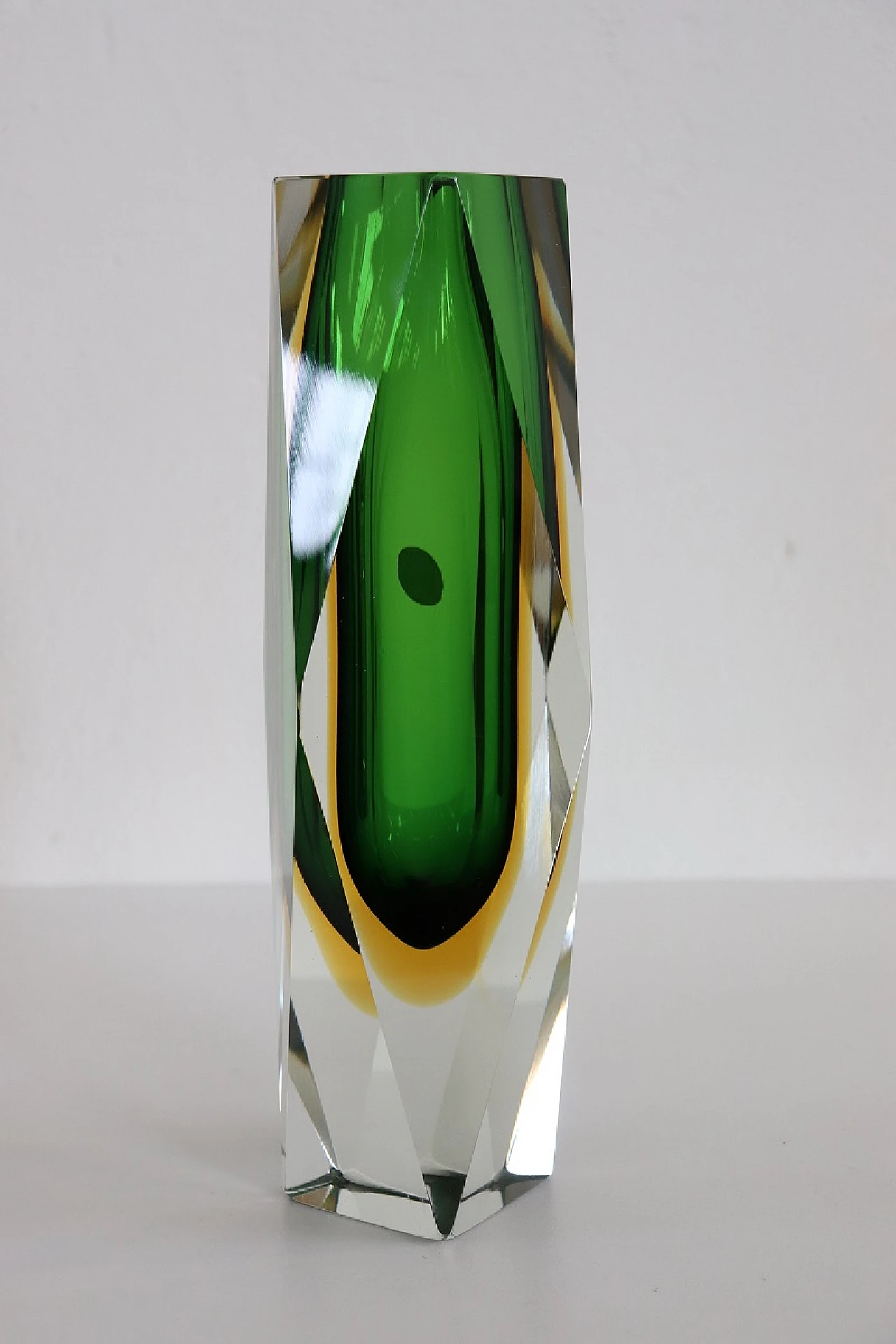 Murano glass vase by Flavio Poli for Mandruzzato, 1960s 5