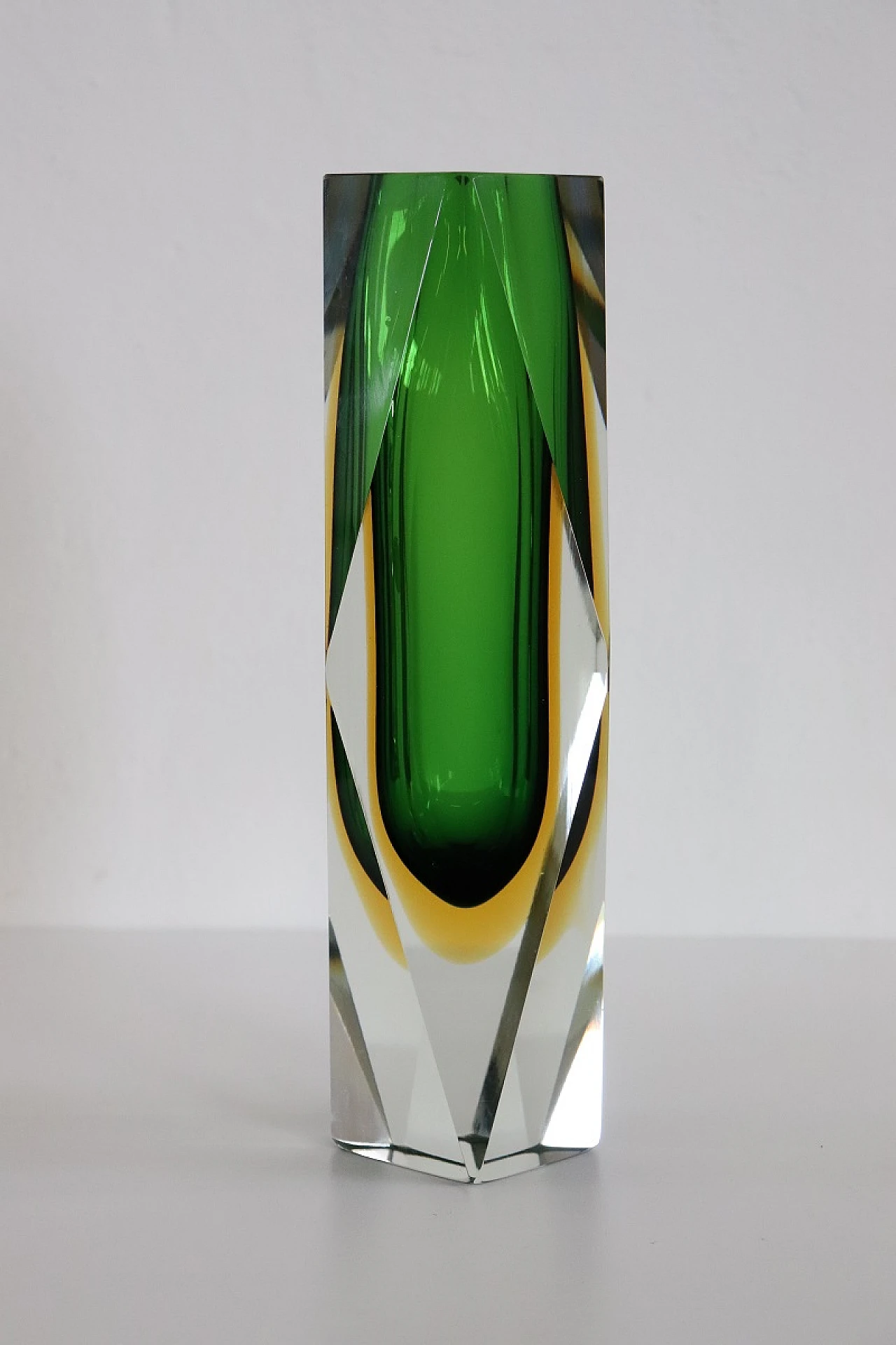 Murano glass vase by Flavio Poli for Mandruzzato, 1960s 8