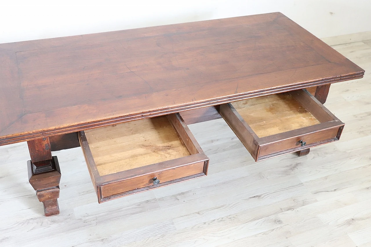 Solid walnut coffee table, 1980s 7