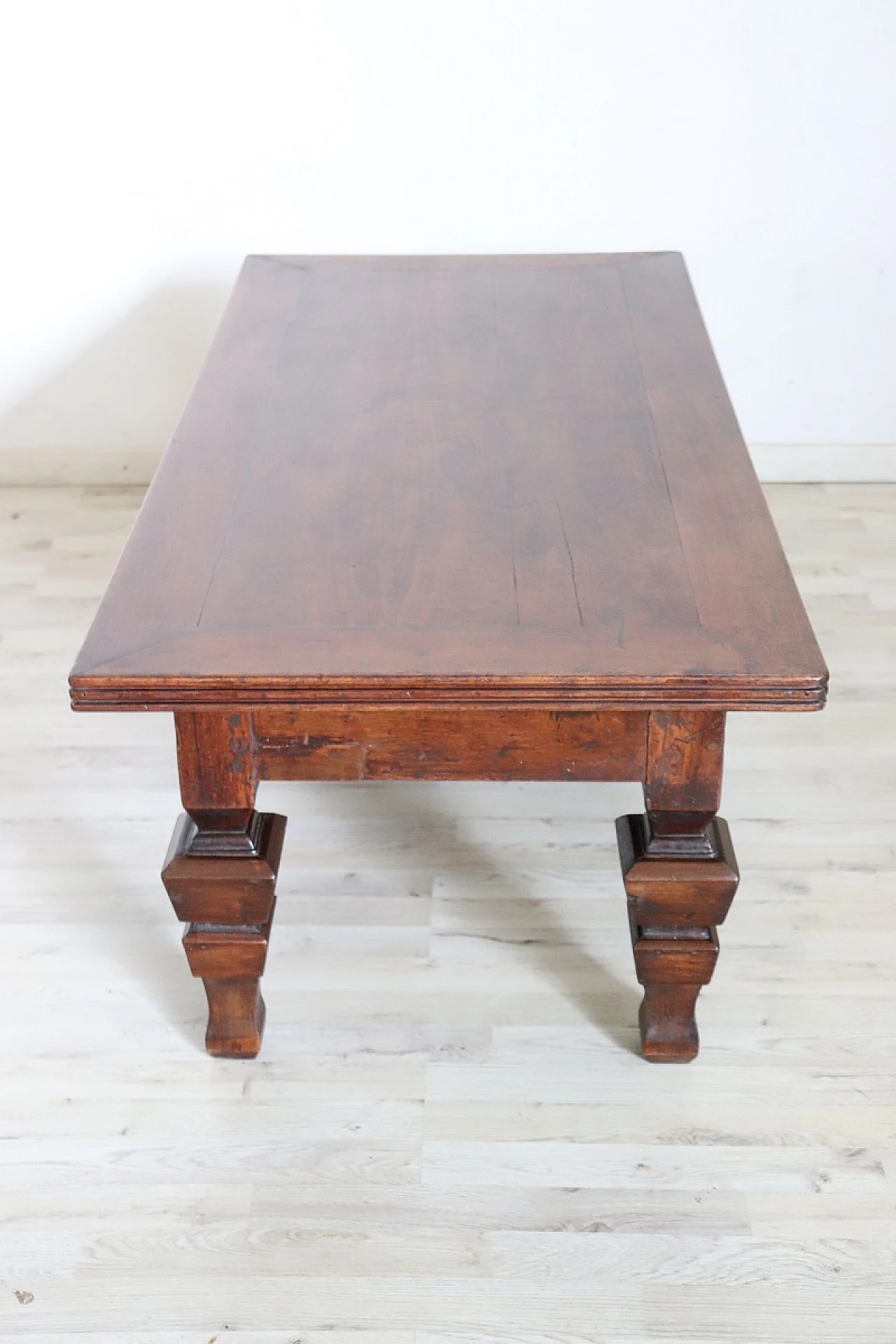 Solid walnut coffee table, 1980s 8