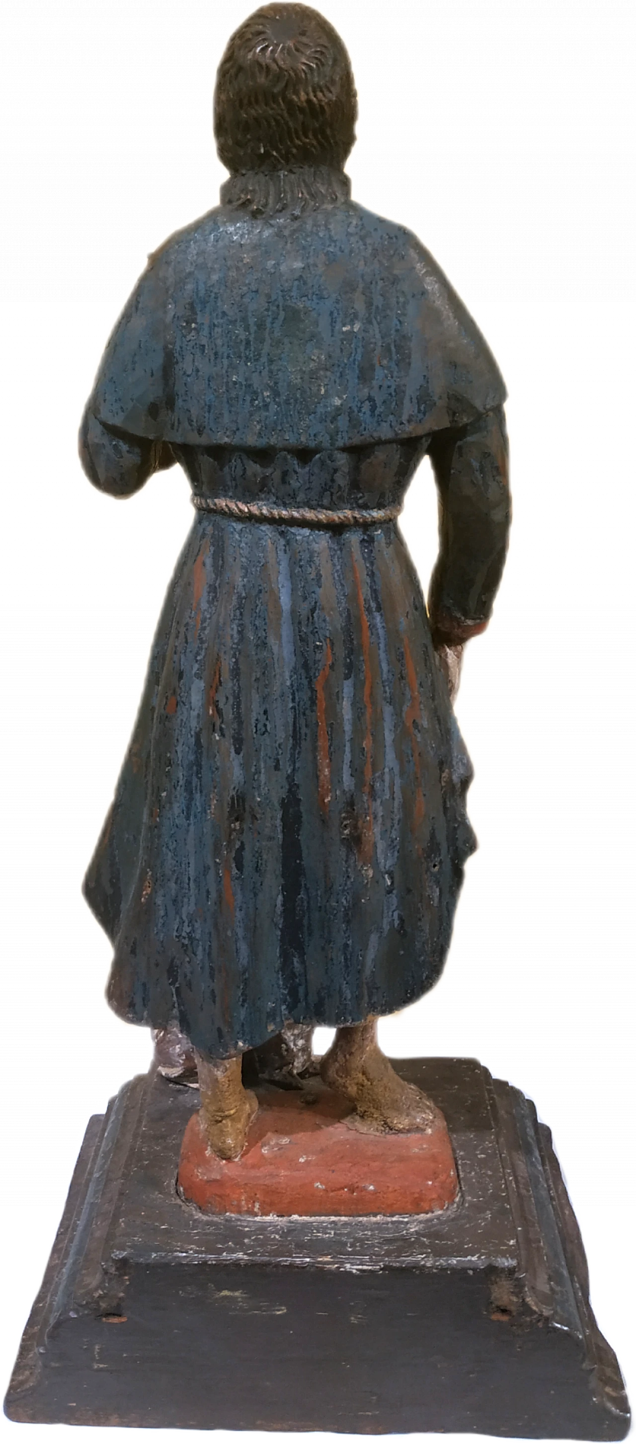 Polychrome wooden sculpture depicting St. Roch, 18th century 4