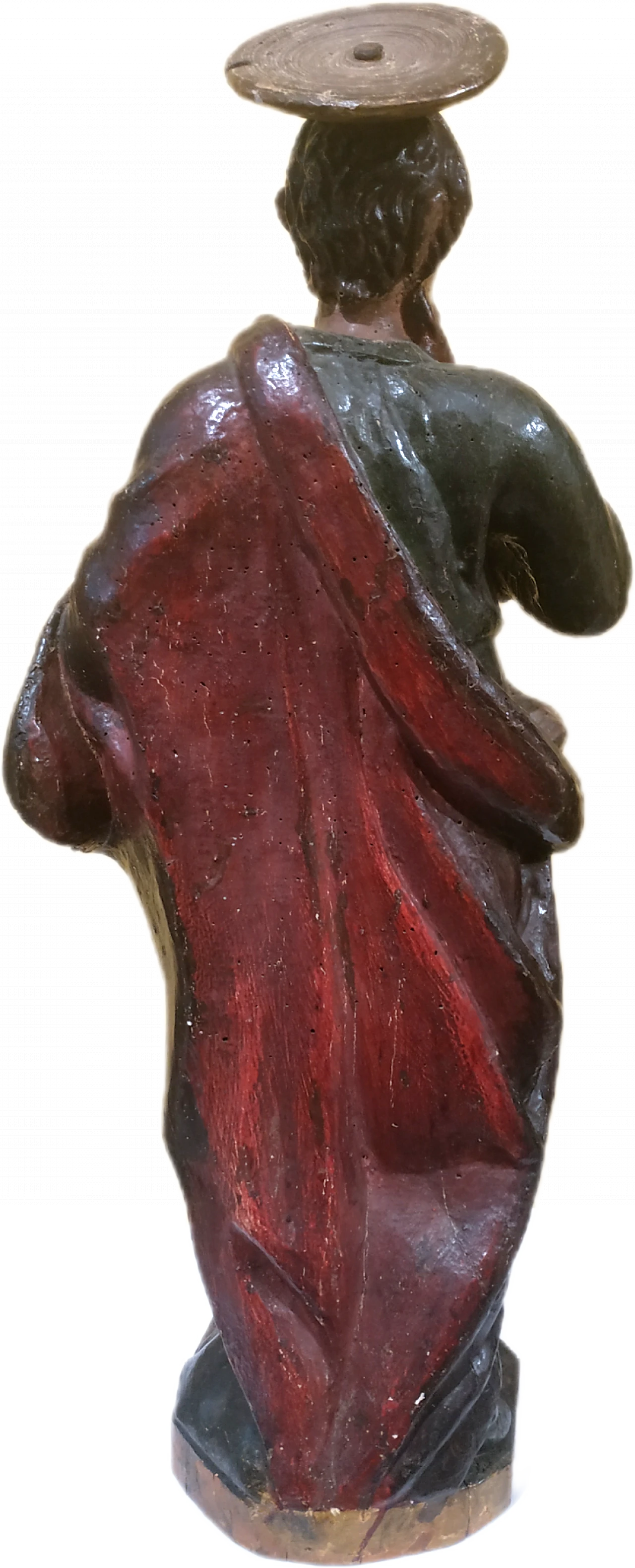 Polychrome wooden sculpture depicting St. Paul, 18th century 11