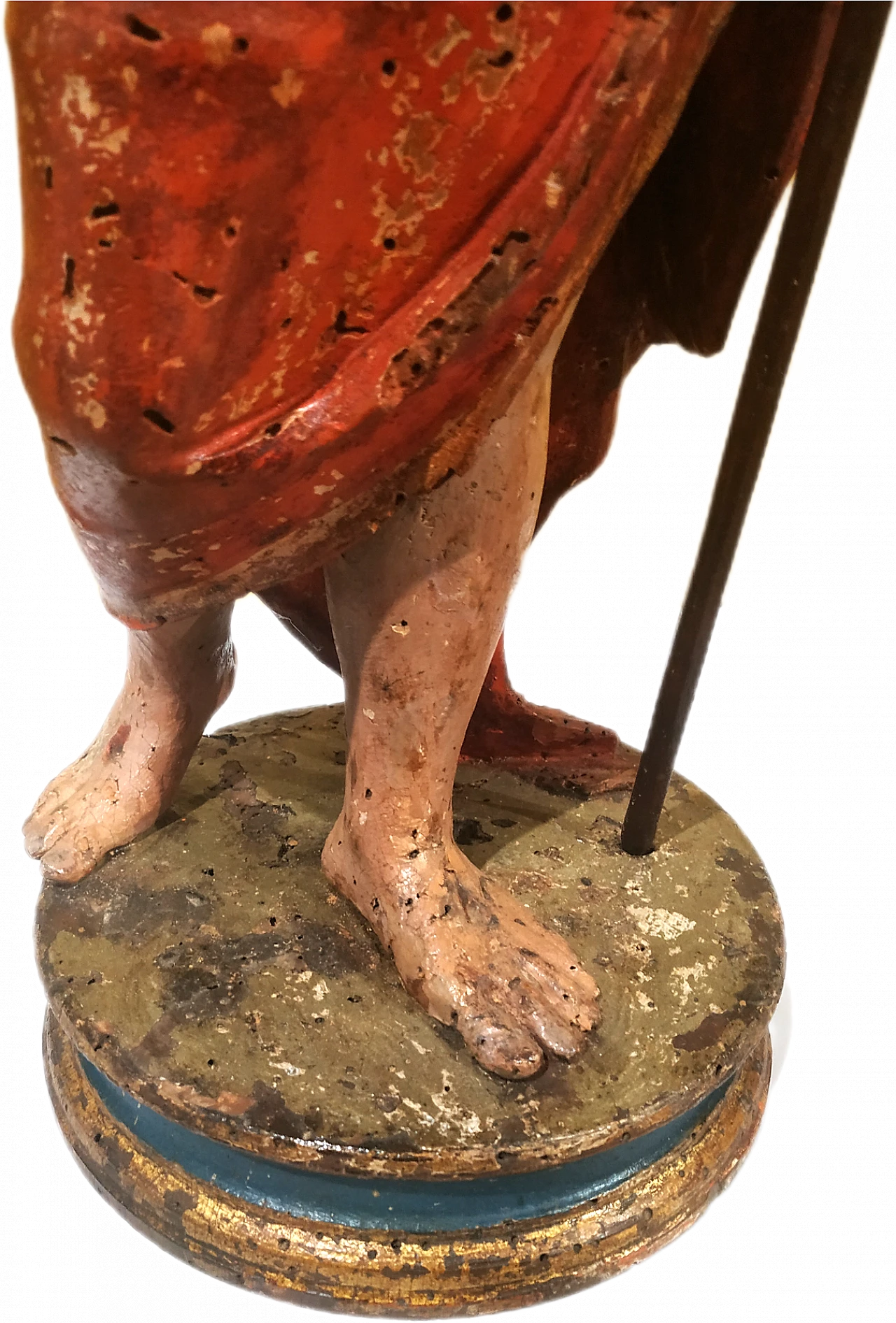 Polychrome wooden sculpture depicting the Risen Christ, 18th century 1