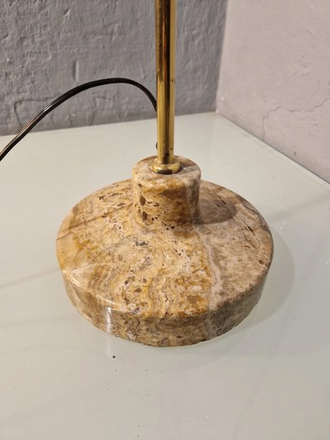 Piantana LTE6 con base in marmo di I. Gardella per Azucena, anni '50 10