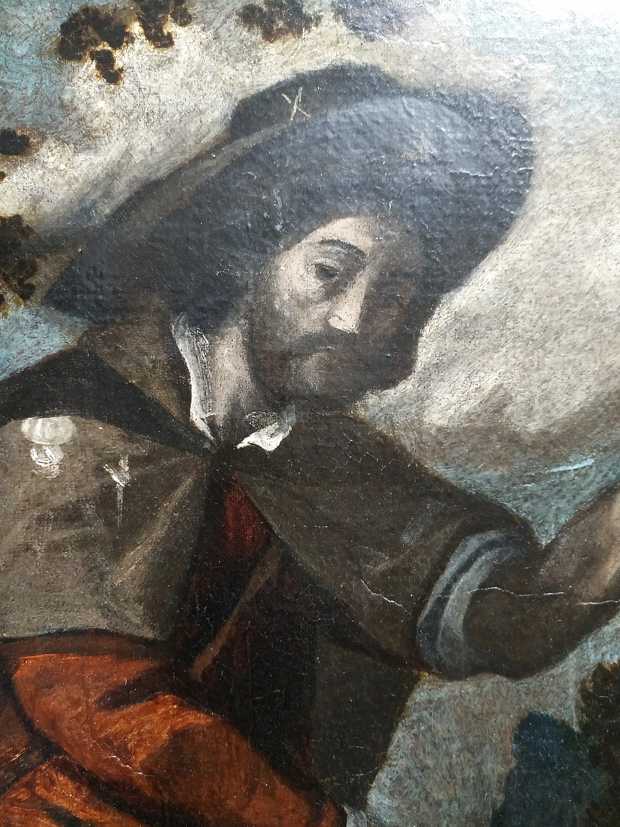 Saint Roch, oil on canvas, 17th century 3