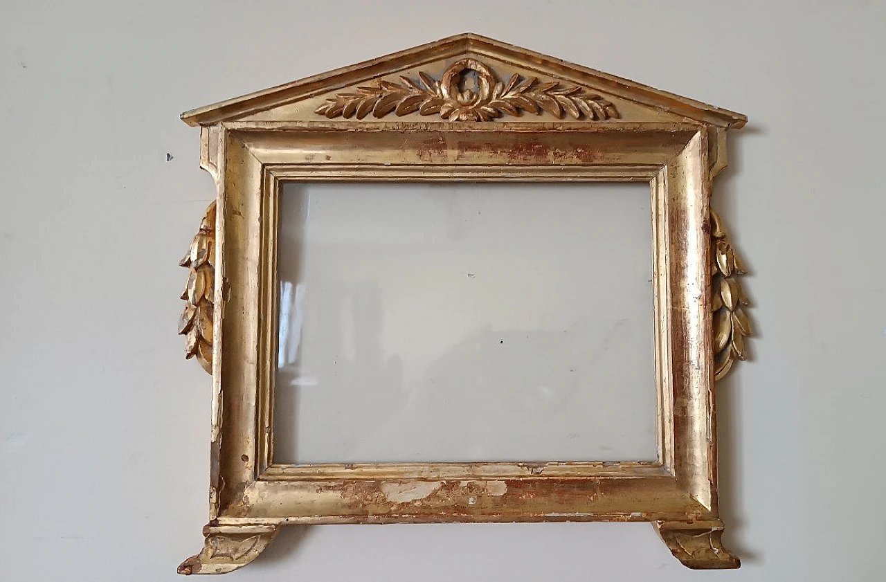 Empire gilded wood frame, early 19th century 6