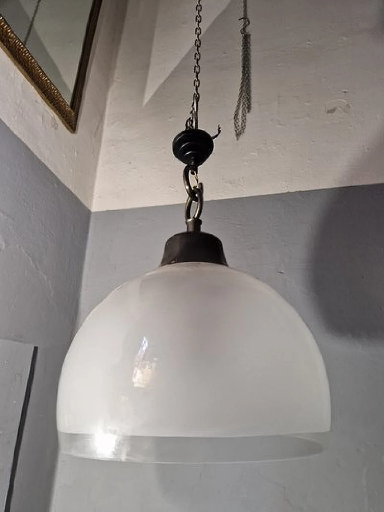 Lampadario Boccia LS10 di Luigi Caccia Dominioni per Azucena, anni '70 2