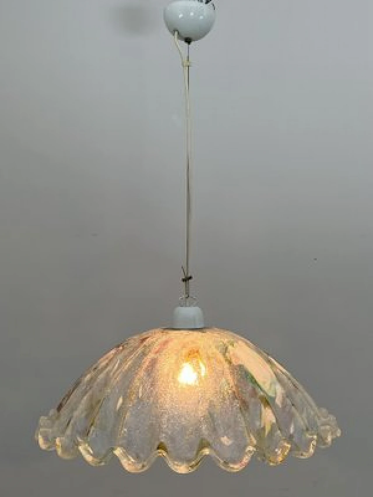 Murano glass ceiling lamp, 1960s 2