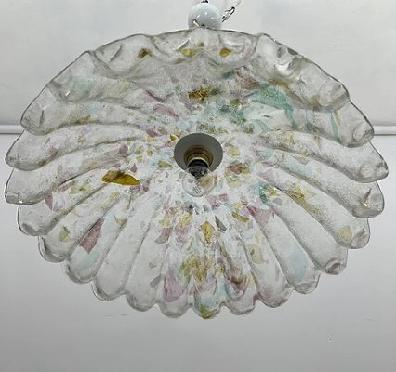 Murano glass ceiling lamp, 1960s 3