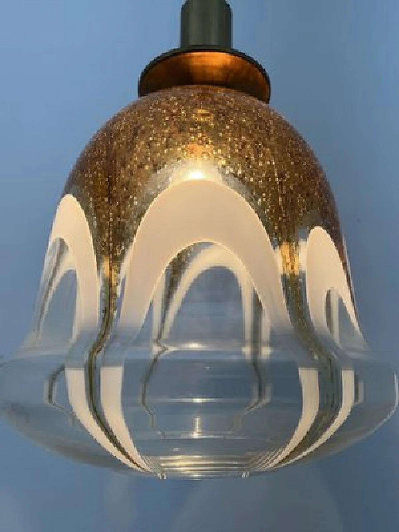 Murano glass pendant lamp, 1970s 3