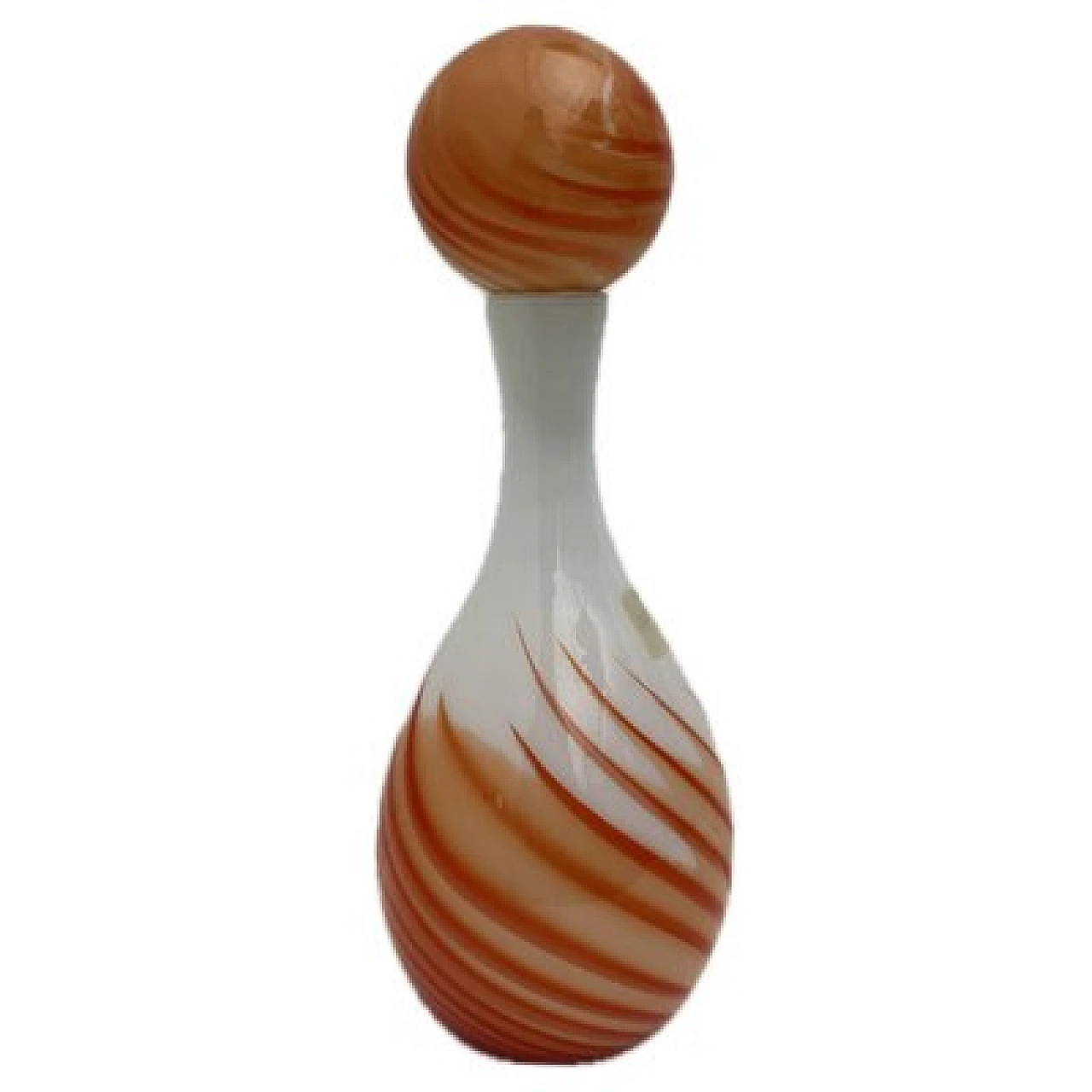 Pop Art vase in opaline glass by Carlo Moretti, 1970s 1