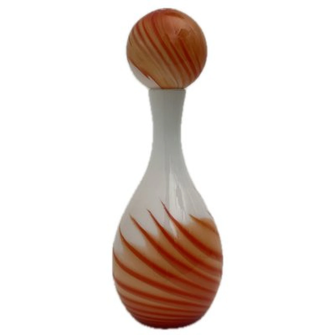 Pop Art vase in opaline glass by Carlo Moretti, 1970s 2