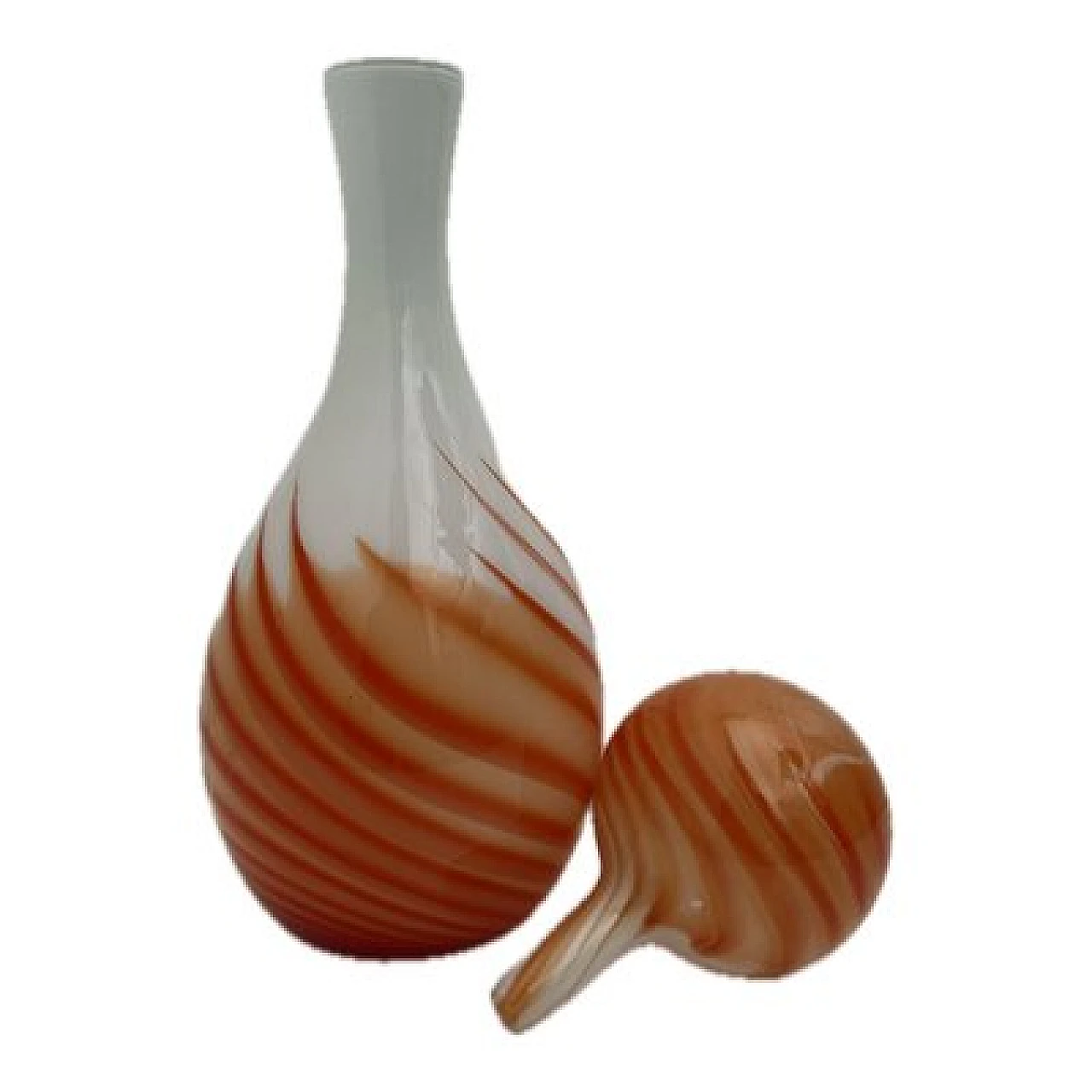 Pop Art vase in opaline glass by Carlo Moretti, 1970s 5