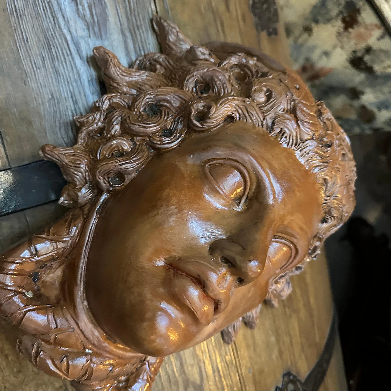 Head of Medusa, terracotta sculpture, 1930s 4