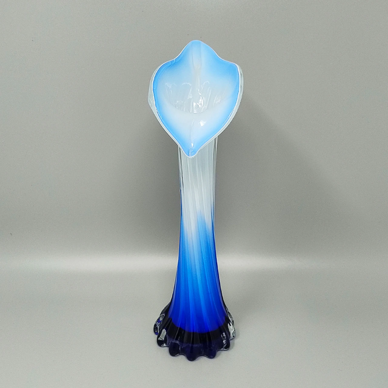 Jack in the Pulpit Calla Lily vase in Murano glass, 1960s 2