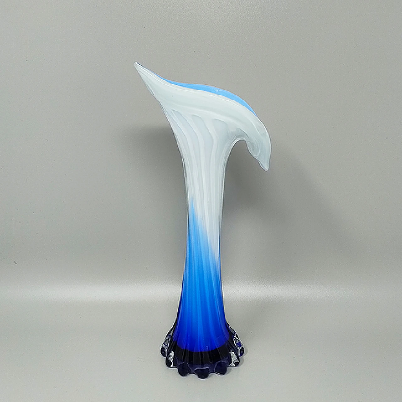 Jack in the Pulpit Calla Lily vase in Murano glass, 1960s 5