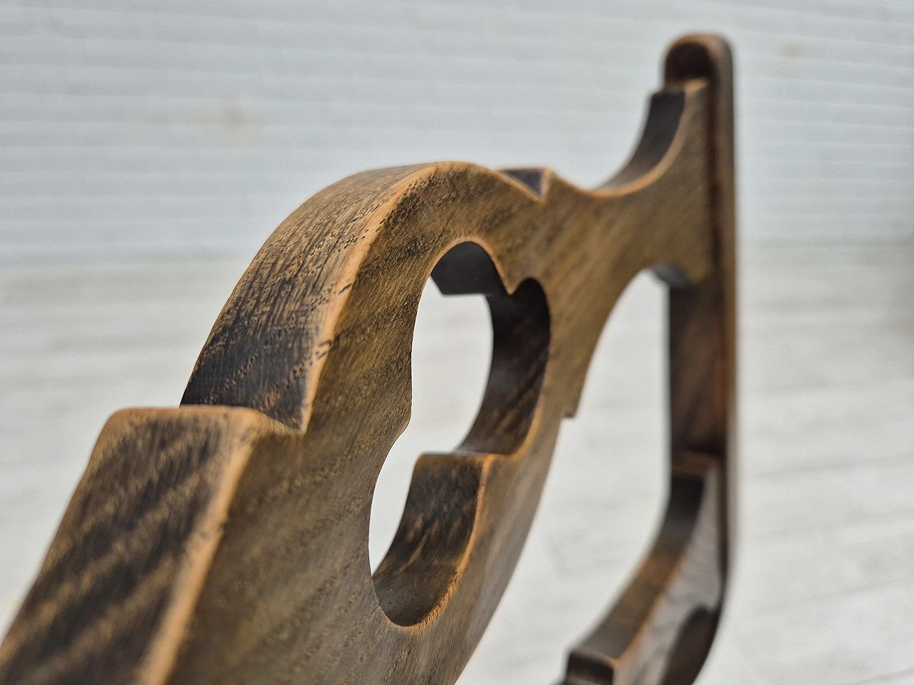 4 Danish oak dining chairs, 1970s 9