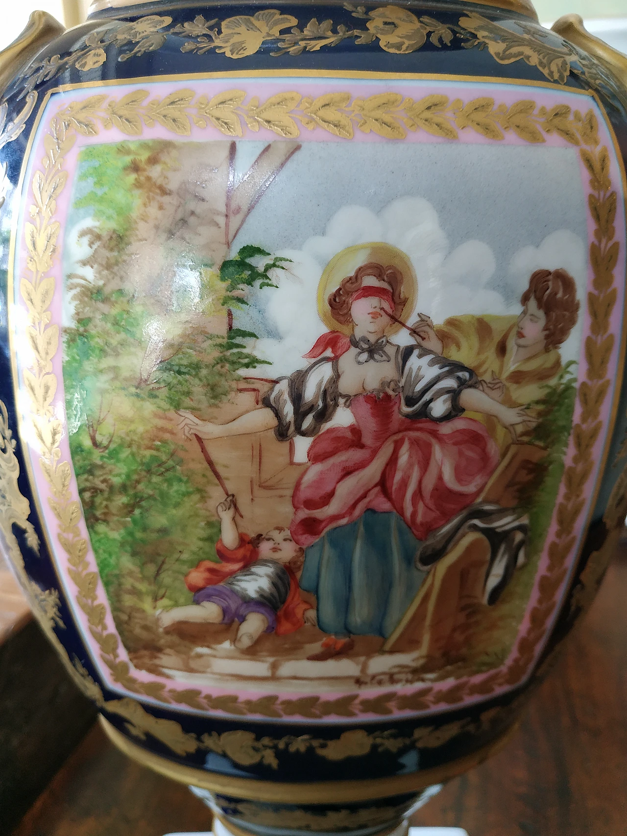 Coppia di vasi in porcellana Sevres, '800 2