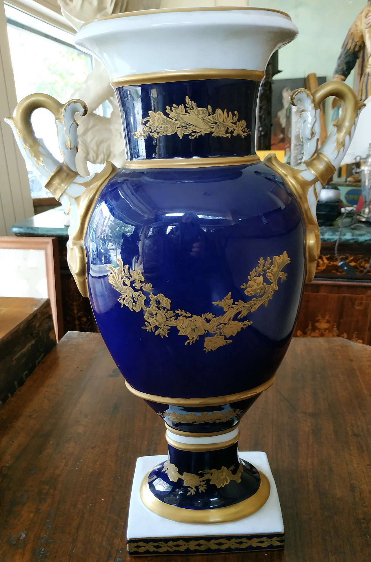 Coppia di vasi in porcellana Sevres, '800 8