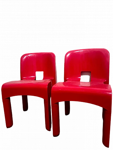 Pair of chairs 4867 by Joe Colombo for Kartell, 1960s