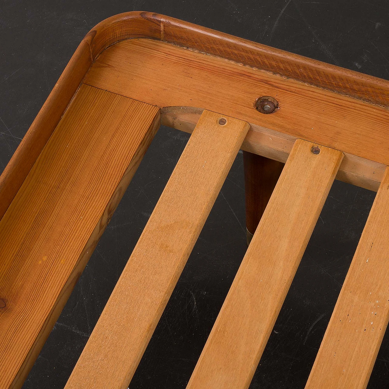 Teak and black leather daybed by Horsens Møbelfabrik, 1960s 17