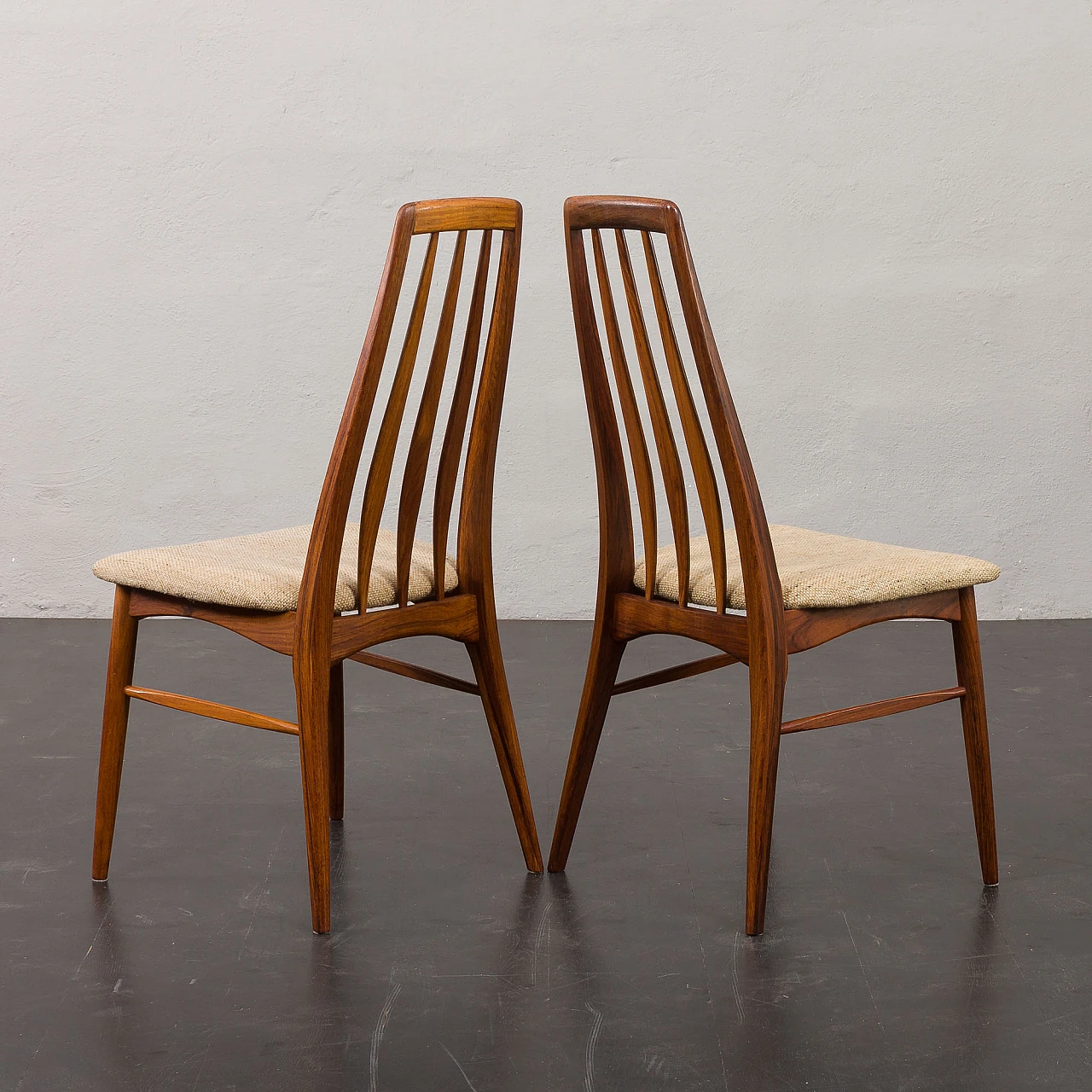 6 Eva chairs by Niels Koefoed for Koefoeds Hornslet, 1960s 23