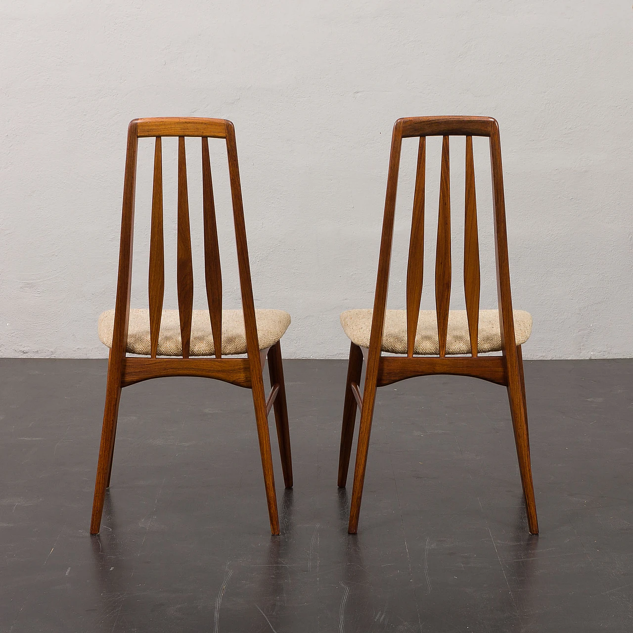 6 Eva chairs by Niels Koefoed for Koefoeds Hornslet, 1960s 24