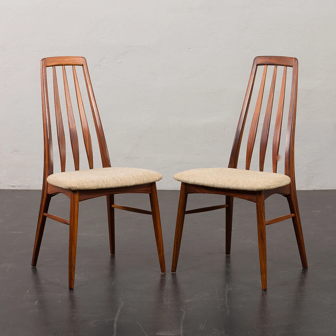 6 Eva chairs by Niels Koefoed for Koefoeds Hornslet, 1960s 27