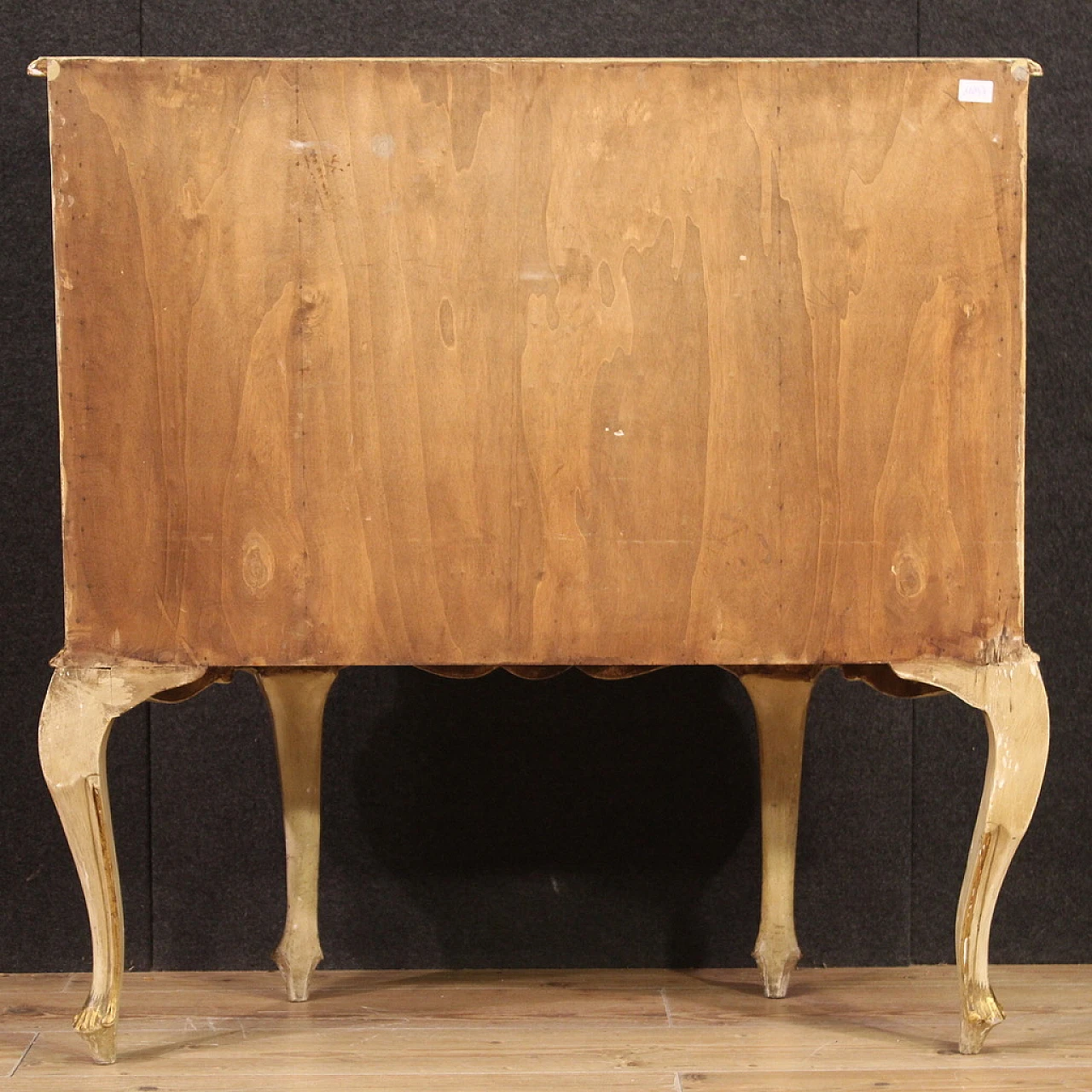 Venetian wooden sideboard in Rococo style, 1960s 9