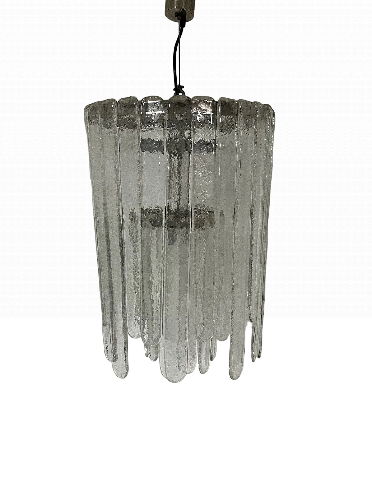 Murano glass chandelier by C. Nason for Mazzega, 1960s 2