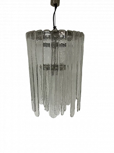Murano glass chandelier by C. Nason for Mazzega, 1960s