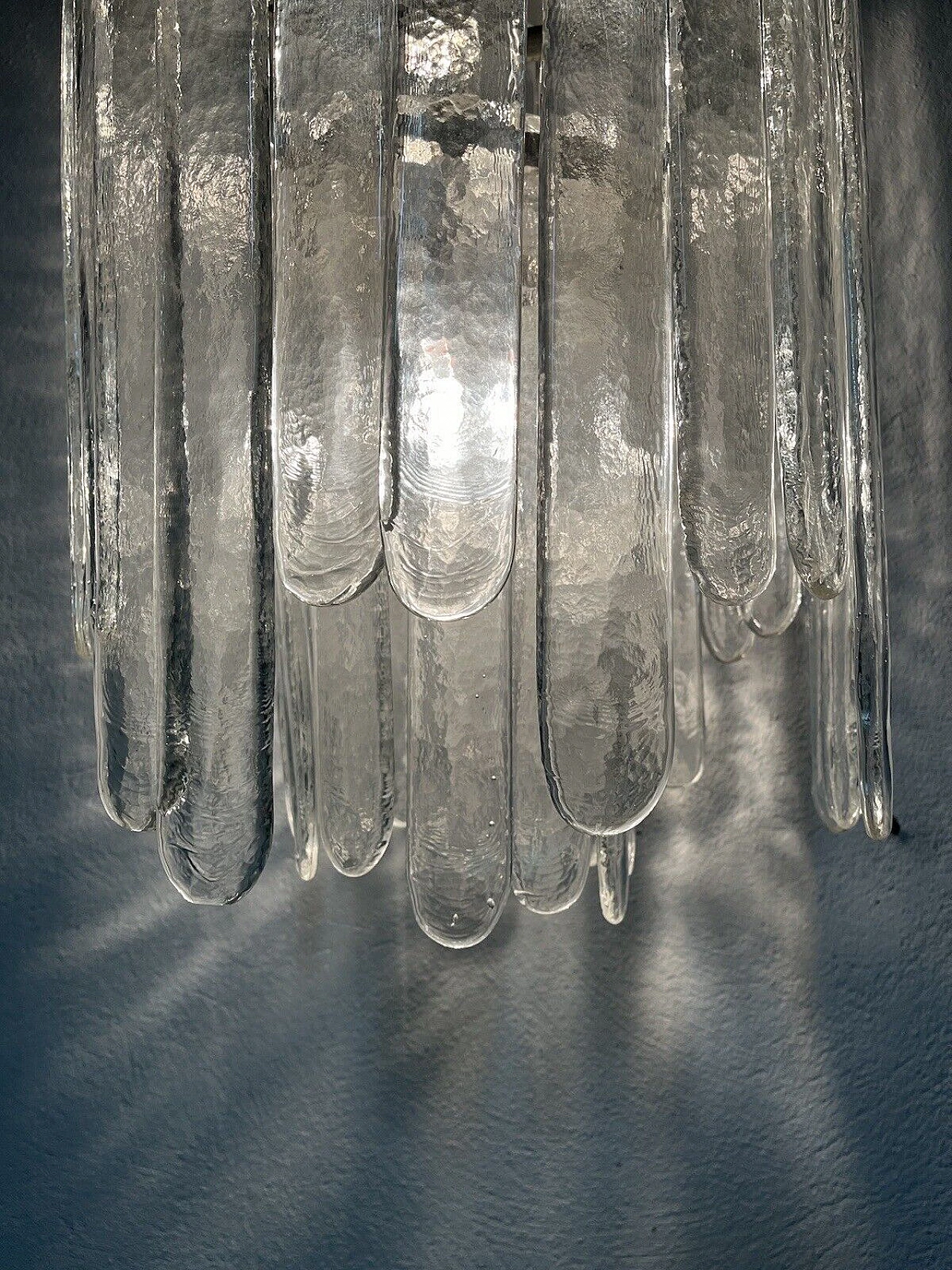 Murano glass chandelier by C. Nason for Mazzega, 1960s 11