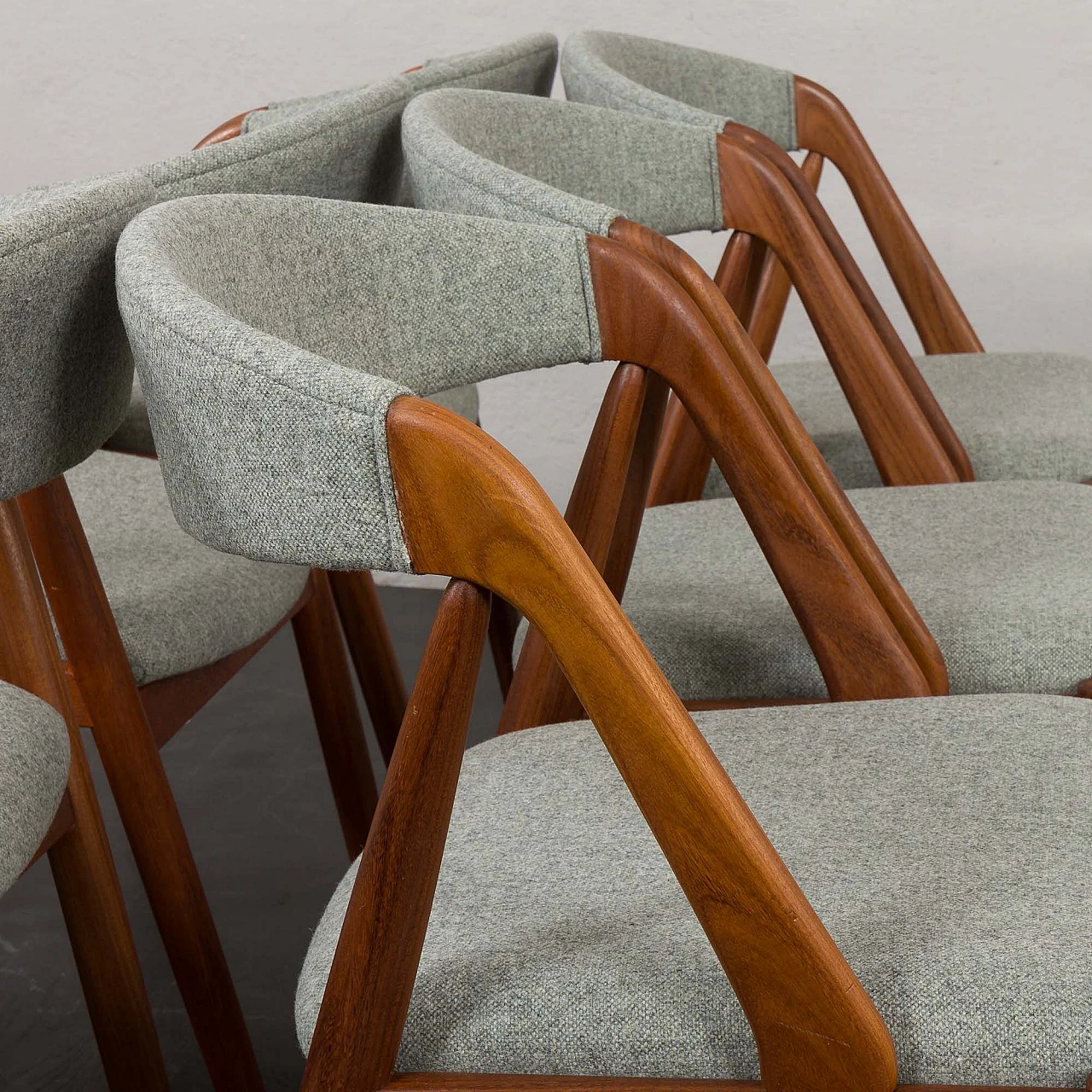 6 Chairs 31 by Kai Kristiansen for Schou Andersen, 1960s 3