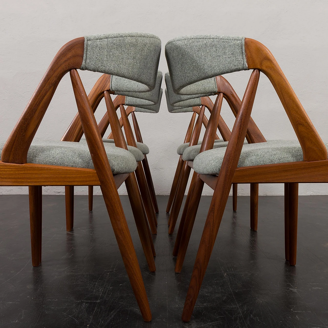 6 Chairs 31 by Kai Kristiansen for Schou Andersen, 1960s 6