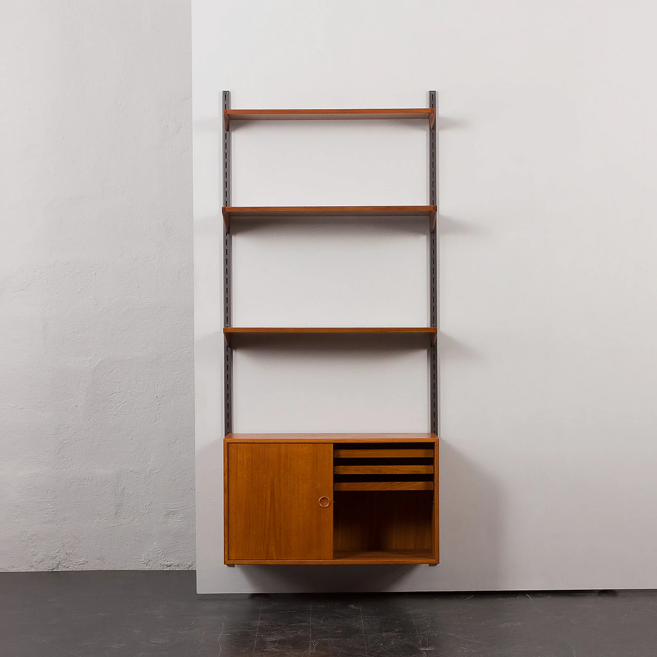 Teak bookcase by Kai Kristiansen for FM Møbler, 1960s 5