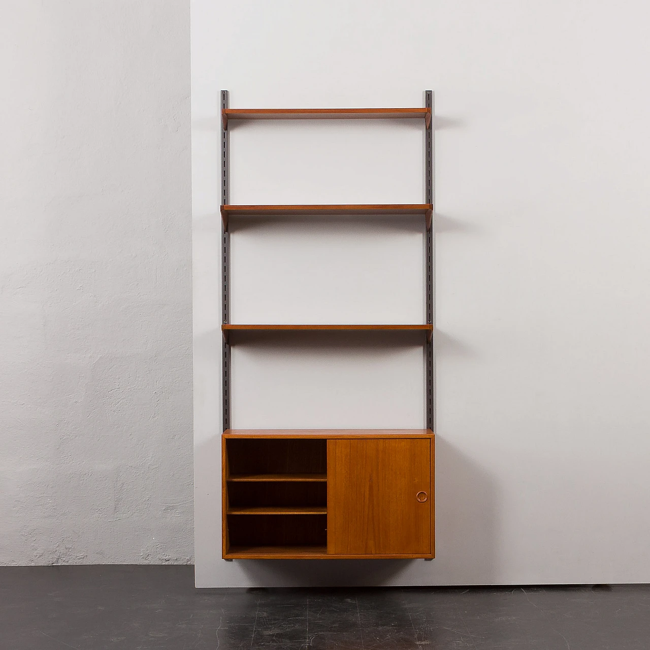 Teak bookcase by Kai Kristiansen for FM Møbler, 1960s 6