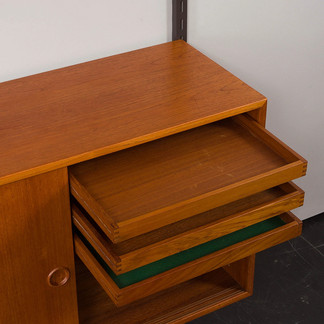 Teak bookcase by Kai Kristiansen for FM Møbler, 1960s 9