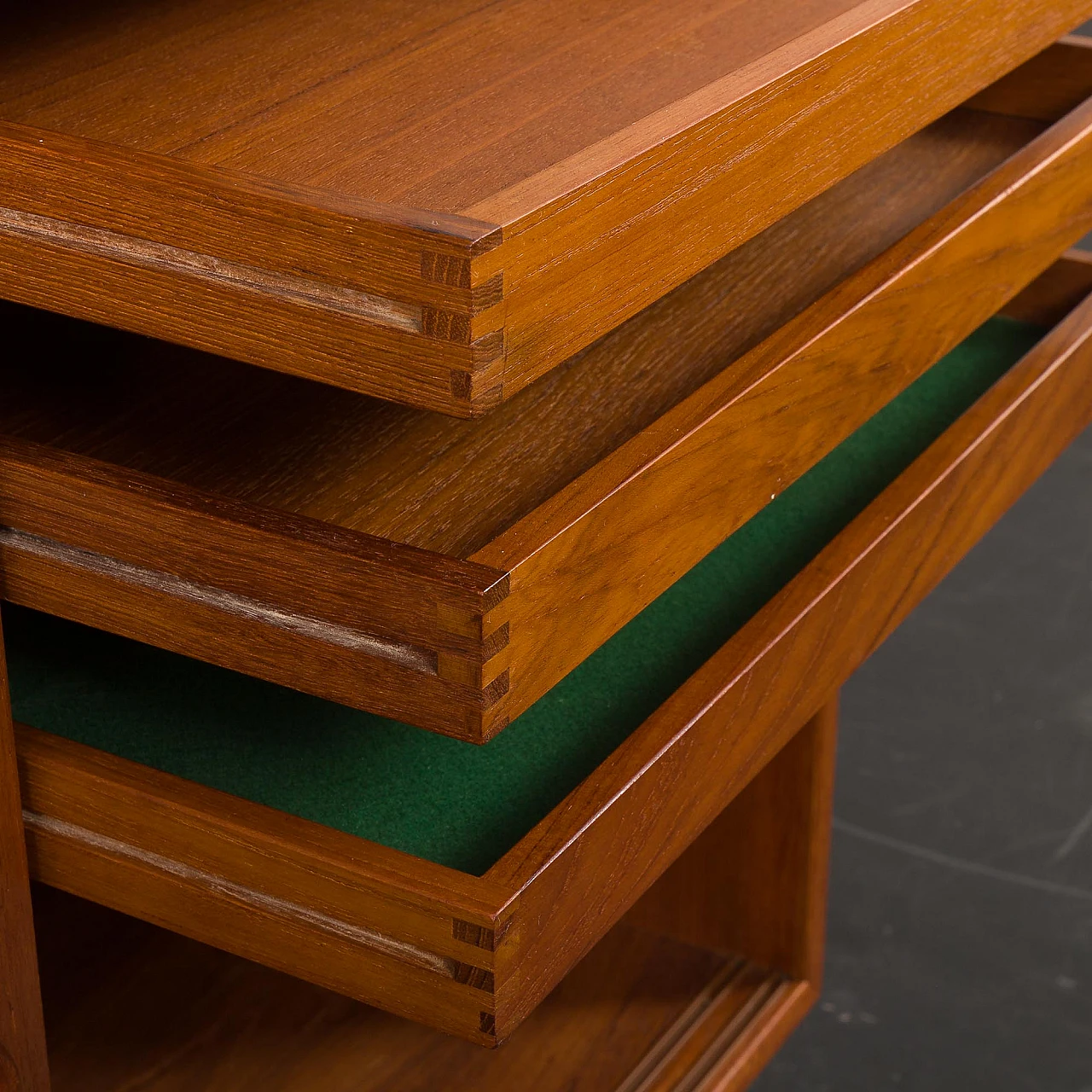 Teak bookcase by Kai Kristiansen for FM Møbler, 1960s 11