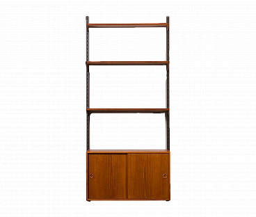 Teak bookcase by Kai Kristiansen for FM Møbler, 1960s