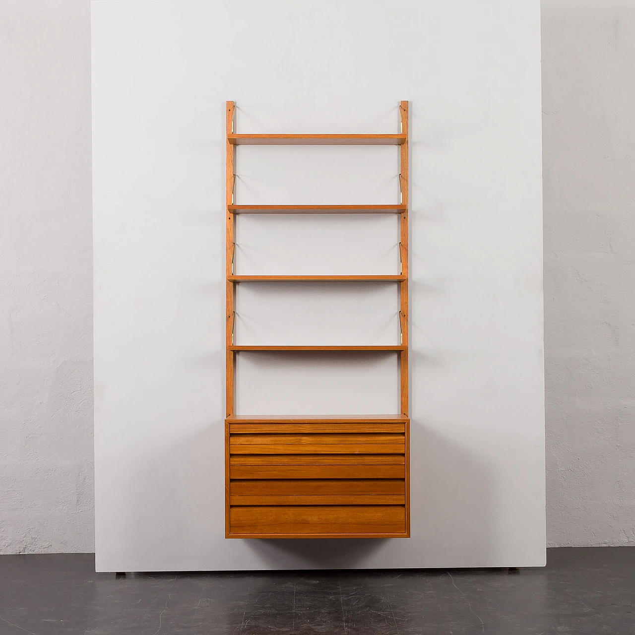 Teak and brass bookcase by Poul Cadovius for Cado, 1960s 5