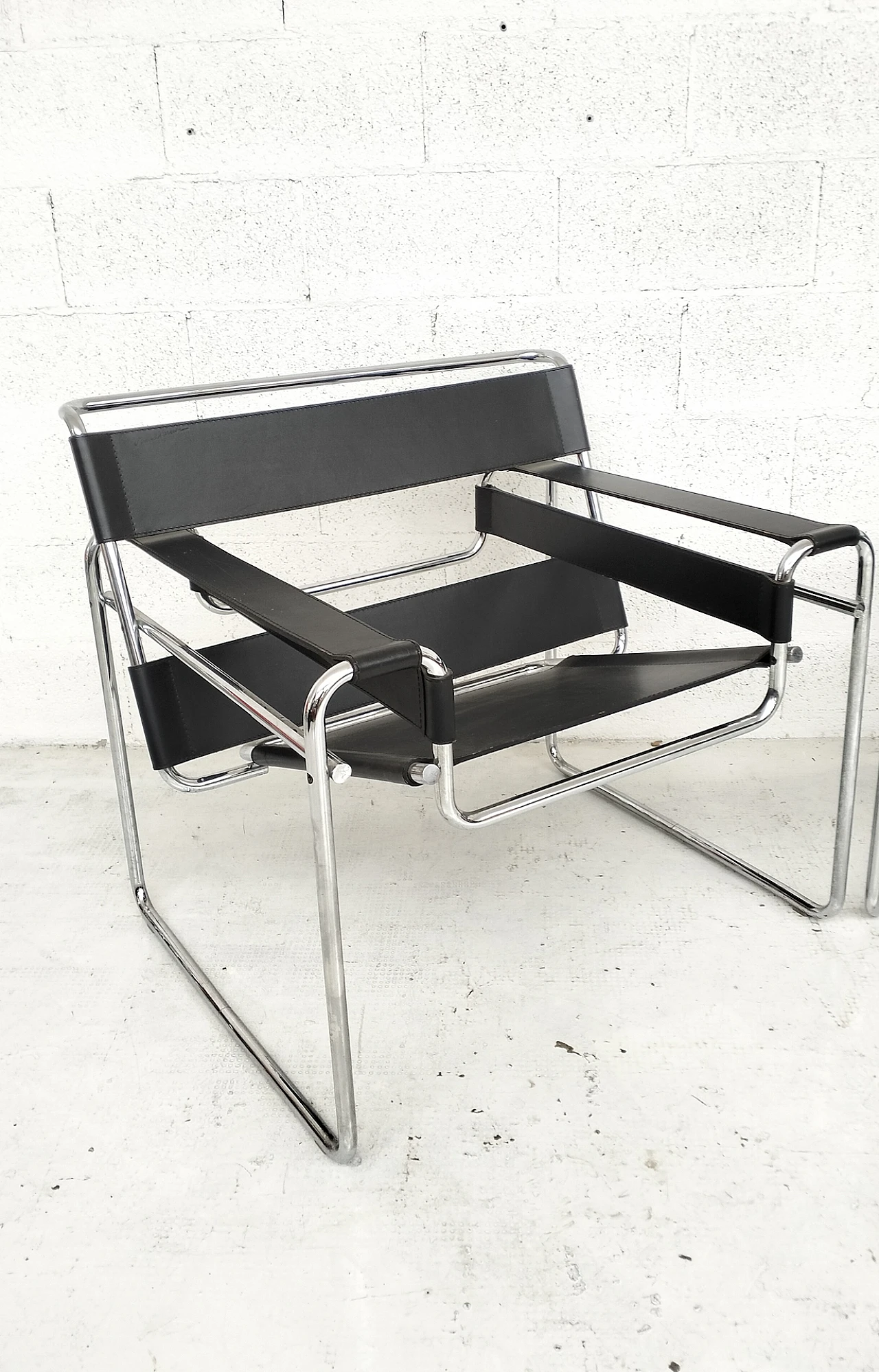 Pair of Wassily armchairs by Marcel Breuer for Gavina, 1970s 6