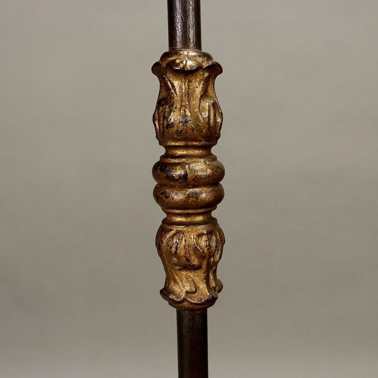 Wrought iron and sheet metal torch holder, 19th century 5