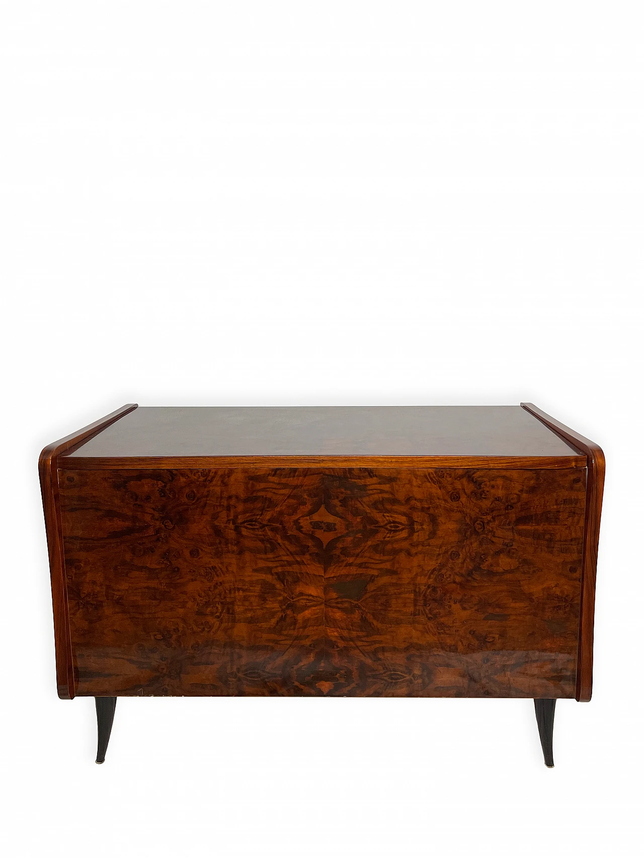 Rosewood storage chest in Art Deco style, 1960s 4